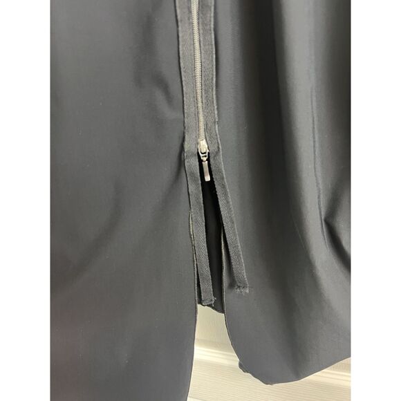 Sun Light Women's Sleeveless Asymmetrical Zip Up Black Dress Size 2 - Picture 4 of 11